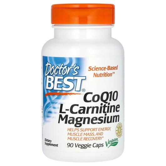 Основное фото товара CoQ10 L-Carnitine Magnesium, Коензим CoQ10 L-Карнитин Магний, 90 