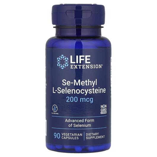 Основное фото товара Селен 200 мкг, Se-Methyl L- Selenocysteine 200 mcg, 90 капсул