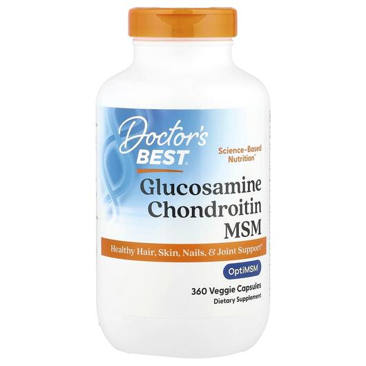 Основное фото товара Глюкозамин МСМ, Glucosamine Chondroitin with MSM, 360 капсул
