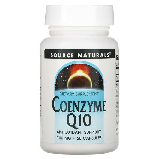 Основное фото товара Коэнзим Q10 100 мг, Coenzyme Q10 100 mg 60, 60 капсул