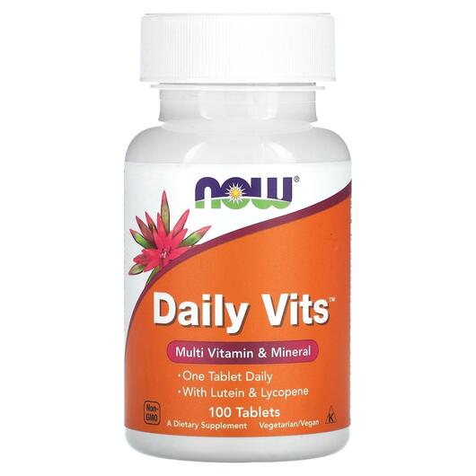 Основное фото товара Мультивитамины, DailyVits Multivitamin & Mineral, 100 таблето