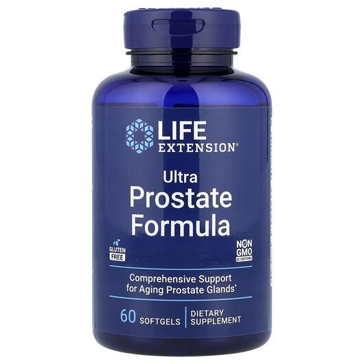 Основное фото товара Поддержка простаты, Ultra Prostate Formula, 60 капсул