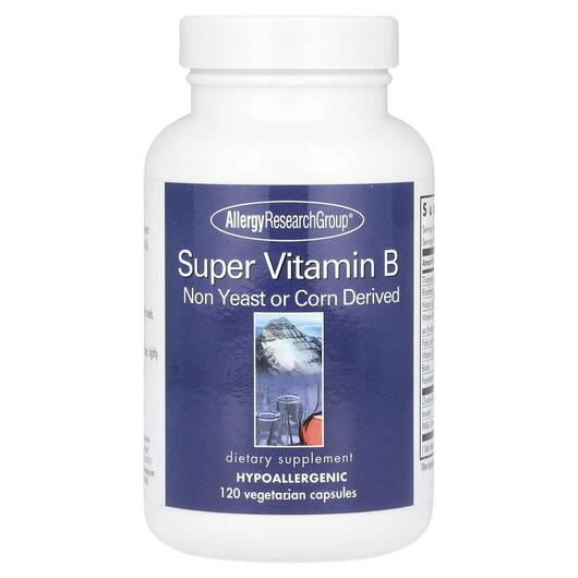 Основное фото товара B-комплекс, Super Vitamin B Complex, 120 капсул