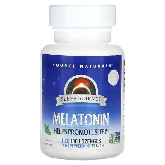 Основное фото товара Мелатонин, Melatonin Peppermint 1 mg, 100 пастилок