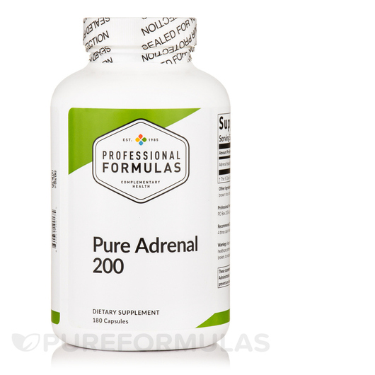 Основное фото товара Поддержка надпочечников, Pure Adrenal 200, 180 капсул