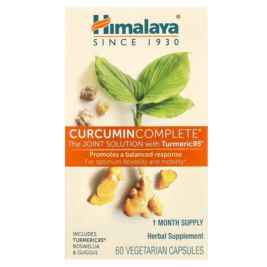 Основное фото товара Curcumin Complete The Joint Solution, Поддержка суставов, 60 капс