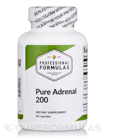 Основное фото товара Поддержка надпочечников, Pure Adrenal 200, 60 капсул