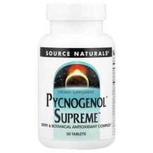 Pycnogenol Supreme 30 Пикногенол Высший Source Naturals