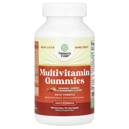 Основное фото товара Multivitamin Gummies Orange Cherry Strawberry, Мультивитамины, 18