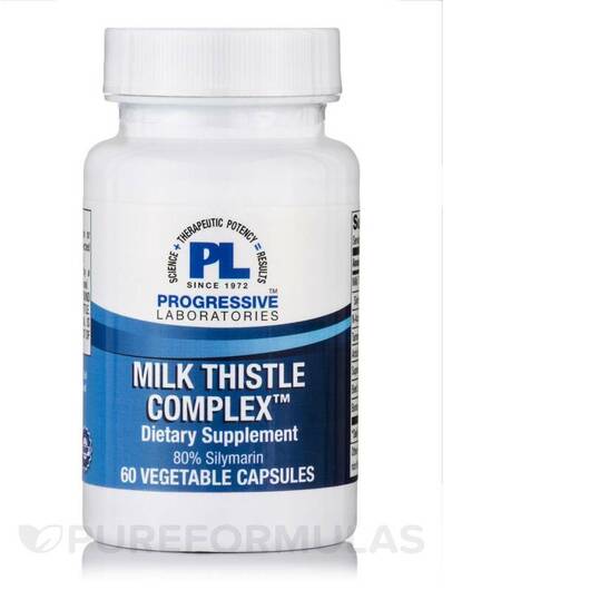 Основное фото товара Progressive Labs, Расторопша, Milk Thistle Complex, 60 капсул