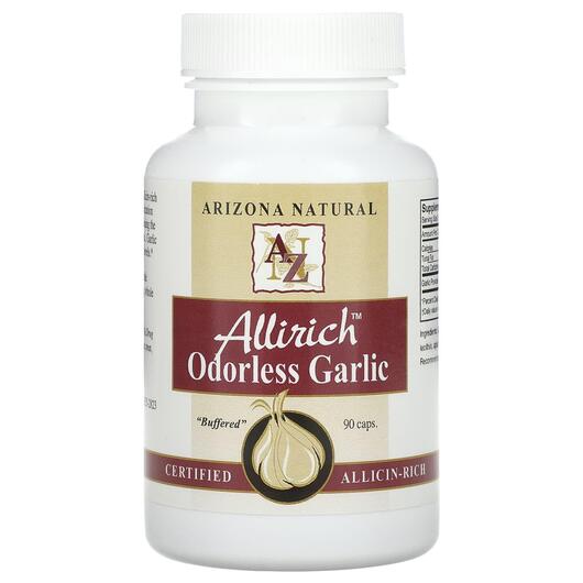 Основное фото товара Экстракт Чеснока, Allirich Odorless Garlic, 90 Caps