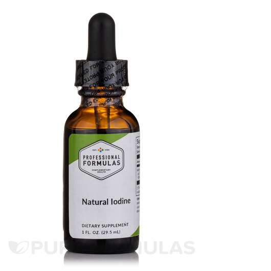 Основное фото товара Professional Formulas, Йод, Organic Iodine High-Potency, 29.5 мл