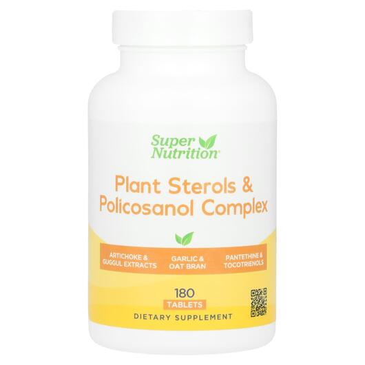 Основное фото товара Витамины, Plant Sterols & Policosanol Complex, 180 таблеток