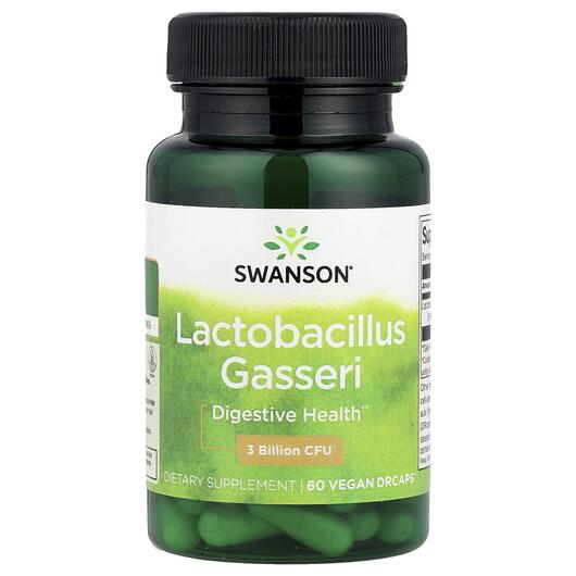 Основное фото товара Swanson, Лактобактерии Гассери, Lactobacillus Gasseri, 60 капсул