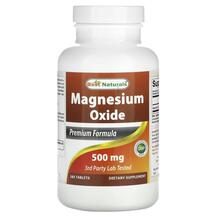Magnesium Oxide 500 mg Магний Best Naturals