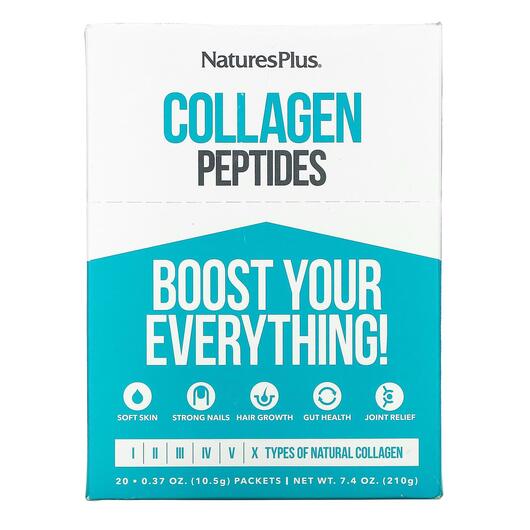 Основное фото товара Коллагеновые пептиды, Collagen Peptides 20 Stick Packets, 10.5 г 