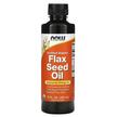 NOW, Льняное масло Сертифицированное, Flax Seed Oil, 355 мл