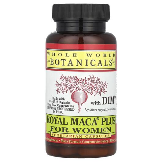Основное фото товара Витамины для женщин 50+, Royal Maca Plus For Women, 90 капсул
