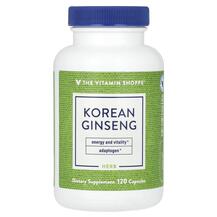 Korean Ginseng Женьшень TheVitaminShoppe 120 капсул