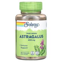 True Herbs Astragalus 400 mg Астрагал Solaray 180 капсул