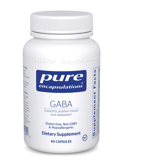 Основное фото товара Pure Encapsulations, ГАМК, GABA, 60 капсул