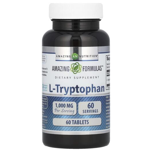 Основное фото товара Amazing Nutrition, L-Триптофан, L-Tryptophan 1000 mg, 60 таблеток