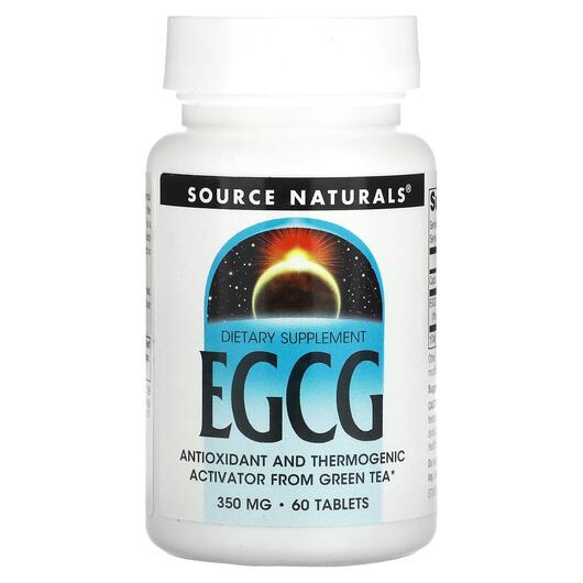 Основное фото товара Source Naturals, EGCG 350 мг, EGCG 350 mg 60, 60 таблеток