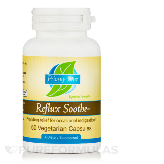 Основное фото товара Priority One, Поддержка пищеварения, Reflux Soothe, 60 капсул