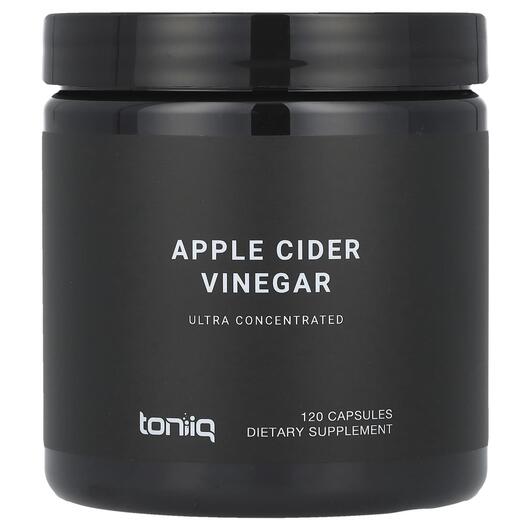 Основное фото товара Toniiq, Яблочный уксус, Apple Cider Vinegar, 120 капсул