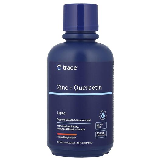 Основное фото товара Trace, Кверцетин, Liquid Zinc + Quercetin Orange Mango ., 473 мл