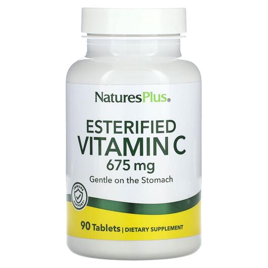 Основное фото товара Natures Plus, Витамин C, Esterified Vitamin C 675 mg, 90 таблеток