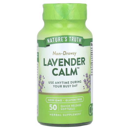 Основное фото товара Nature's Truth, Поддержка стресса, Lavender Calm, 50 капсул