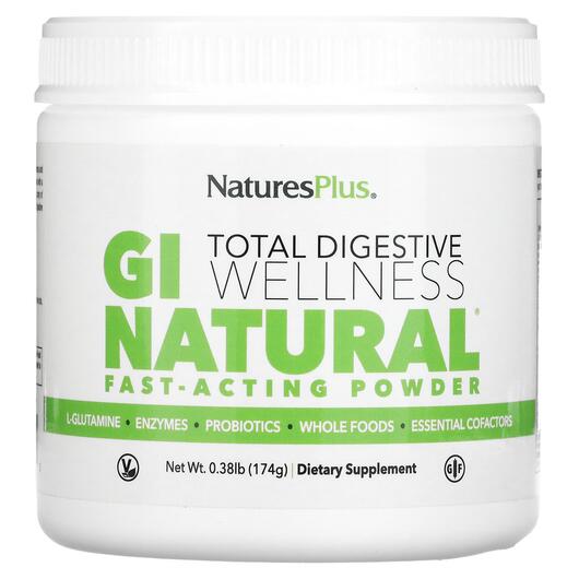 Основное фото товара Поддержка кишечника, GI Natural Fast-Acting Powder, 174 г