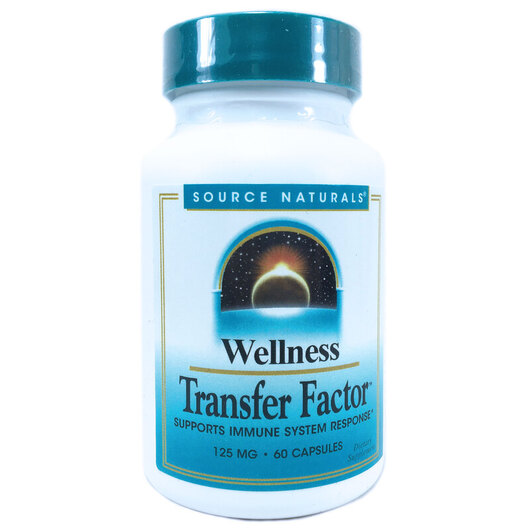 Основное фото товара Wellness Transfer Factor 125 mg, Трансфер Фактор 125 мг, 60 капсу