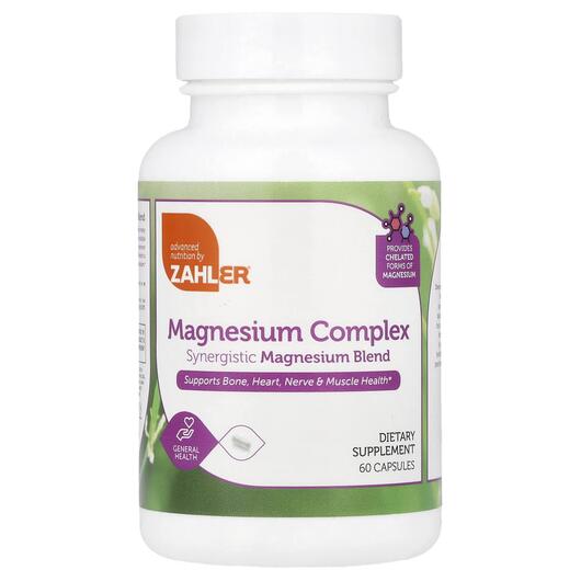 Основное фото товара Zahler, Магний, Magnesium Complex, 60 капсул