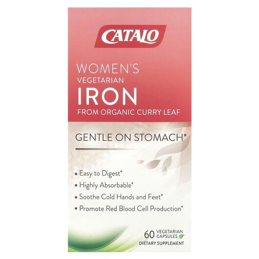 Основное фото товара CATALO, Железо, Women's Vegetarian Iron, 60 капсул