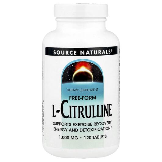 Основное фото товара L-Цитруллин, L-Citrulline Free-Form, 120 таблеток