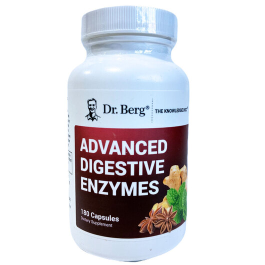 Основне фото товара Dr. Berg, Advanced Digestive Formula, Травлення, 180 капсул