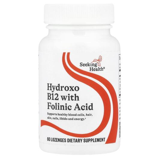 Основное фото товара Hydroxo B12 with Folinic Acid, B12 с фолиновой кислотой, 60 леден
