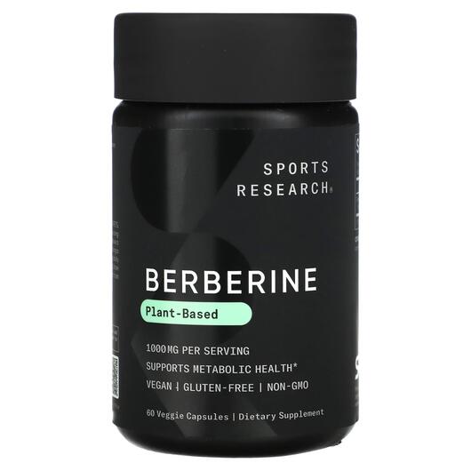 Основное фото товара Sports Research, Берберин, Berberine 1000 mg, 60 капсул
