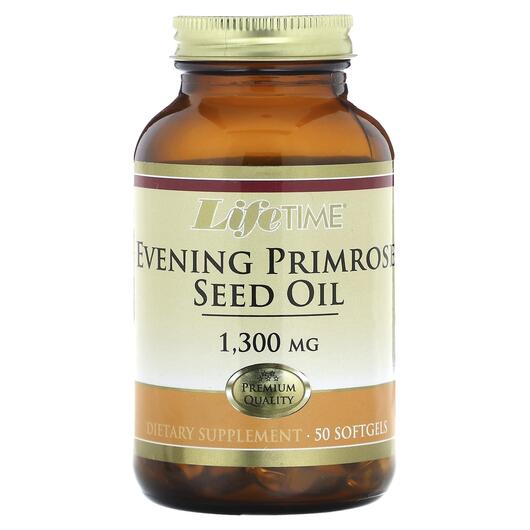 Основное фото товара Evening Primrose Seed Oil 1300 mg, Масло примулы вечерней, 50 кап