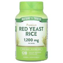 Red Yeast Rice 1200 mg Красный дрожжевой рис Nature's