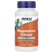 NOW, Magnesium Citrate, Магній, 60 капсул