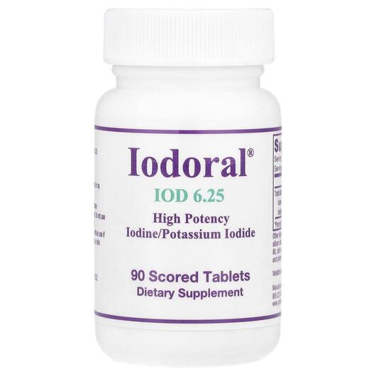 Основное фото товара Optimox, Иодорал Йод, Iodoral IOD 6.25 mg, 90 таблеток