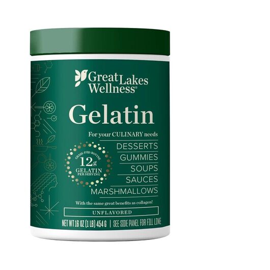 Основное фото товара Great Lakes Wellness, Говяжий Желатин, Gelatin, 454 г