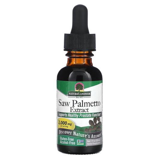 Основное фото товара Со Пальметто, Saw Palmetto Alcohol Free 2000 mg, 30 мл