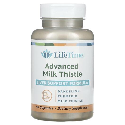 Основное фото товара LifeTime, Расторопша, Advanced Milk Thistle, 90 капсул