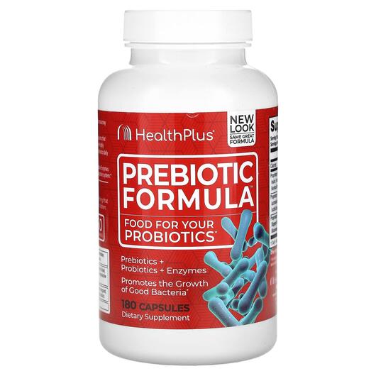 Основное фото товара Health Plus, Пребиотики, Prebiotic Formula 500 mg, 180 капсул