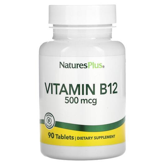 Основное фото товара Витамин B12 Кобаламин, Vitamin B-12 500 mcg, 90 таблеток