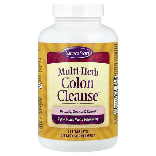 Основное фото товара Поддержка кишечника, Multi-Herb Colon Cleanse, 275 таблеток